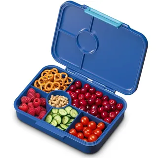 schmatzfatz Lite Lunchbox für Kinder – Leichte Bento-Box mit 4–6 Fächern, aus BPA-freiem Tritan, auslaufsicher und spülmaschinenfest, für Schule, Kindergarten und Ausflüge