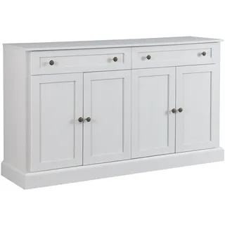 Urban Meuble Sideboard 150 x 86 x 40 cm Antik Weiß