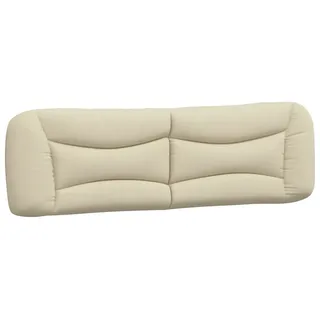 vidaXL Kopfteil-Kissen "Hvar" Creme 180 cm Stoff - Creme