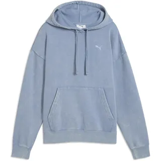 Puma Essentials Elevated Relaxed Wash Hoodie Blau S