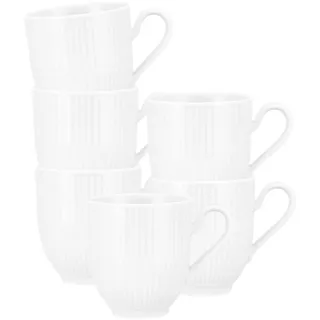 SELTMANN WEIDEN Henkelbecher Amina 0,36 l Weiß 6 St.