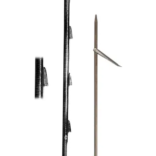 Picasso Platinum Sandvik Euro Shark Fins 6.75 Mm Einflossen-speerschaft - Grey - 140 cm