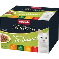 Bild von vom Feinsten Adult Raffinesse in Sauce Adult Mixpaket Katzenfutter nass