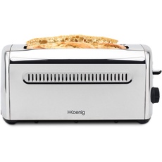 H.Koenig TOAS32 Toaster 4 Scheiben, Edelstahl