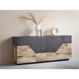 INOSIGN Sideboard »alien«, Breite ca. 200 cm, schwarz