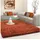 Life Shaggy Hochflorteppich 160 x 230 cm Braun