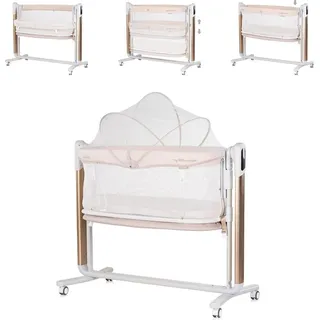 Chipolino Babywiege elektrisch Ultima Beistellbett Schaukelfunktion Musik Timer beige - Beige