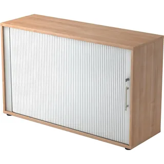 Hammerbacher Q-Line Rollladenschrank 120 x 40 x 110 cm braun