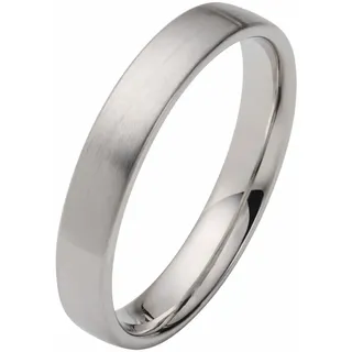 Trauring FIRETTI "Schmuck Geschenk Hochzeit Ehering "LIEBE" Gr. 21, silber (silberfarben), Fingerringe, Damen, 21, ohne Brillanten, Silber 925 (Sterlingsilber), 4mm, Trauring, Made in Germany, wahlweise mit oder ohne Brillanten