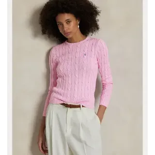 Polo Ralph Lauren für Damen. 211971869010 Rosa Baumwolljersey in Achterform (S), Lässig, Baumwolle