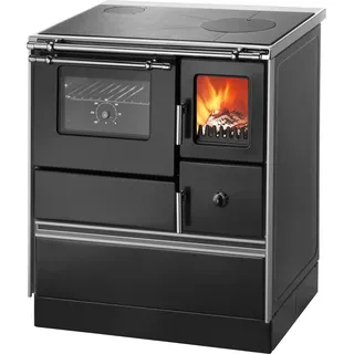 Westminster Küchenherd K76F-70 Stahl Backfach Links Schwarz 7,6 kW