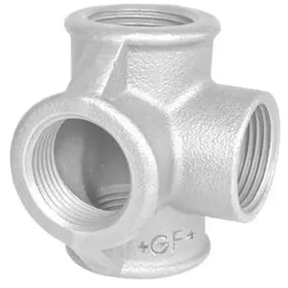+GF+ Tee galvanized side outlet 1