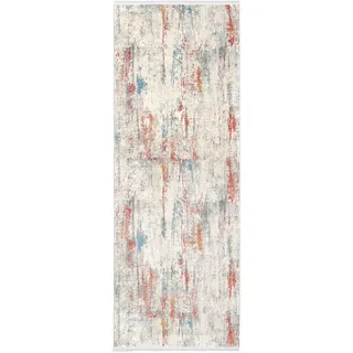 OCI DIE TEPPICHMARKE Läufer »ILLUMINATION MIRA« rechteckig 8 mm Höhe Vintage Optik mit feinen Fransen, Wohnzimmer, bunt