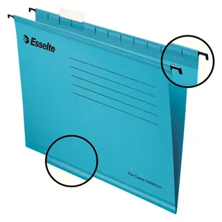 Esselte Kraft A4 Hängemappe 25 Einheiten - Blue - One Size
