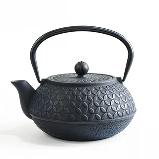 Aromelio Teekanne Gusseisen Sabi 1000 ml , Schwarz , Metall , Geschirr, Kannen & Karaffen, Teekannen