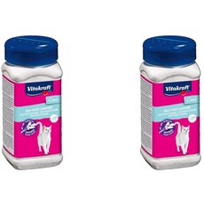 Vitakraft Deo Fresh Lavendel, Frischegranulat für Katzentoiletten, zarter Duft, in aromaversiegelter Streudose (1x 720g) (Packung mit 2)