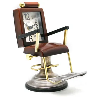 YOUKI Retro Stuhl Tischuhren,Tischuhren Modern,Standuhr Wohnzimmer,Tischuhr analog,Leise Tischuhr,Batteriebetrieben,Geschenke zu festlichen Anlässen