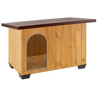 Ferplast BAITA 100 122x79x78 cm. Hundehütte aus Holz - Wood - One Size