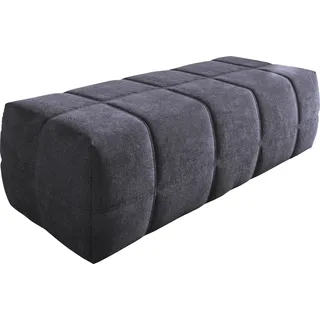 DOMO collection Hocker Brandon Kunstleder 150 x 40 x 60 cm Dunkelblau