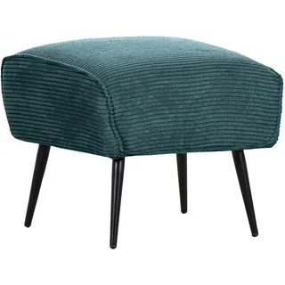 Landscape Hocker , Türkis , Textil , rechteckig , 60x49x53 cm , Stoffauswahl , Wohnzimmer, Sessel, Hocker & Hockerbänke, Sitzhocker