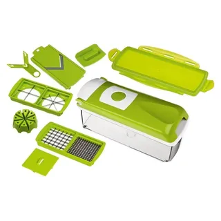 Genius Nicer Dicer Plus, Grün, Weiß, 285 mm, 120 mm, 145 mm, 1,35 kg, 12 Stück(e) - Grün, Weiß