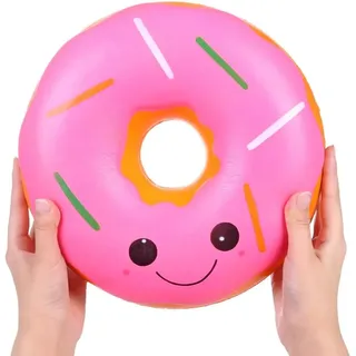 Quetschdonut, groß – Langsam wiederaufbaubar – Mit Duft – Superweiches, knuffiges Spielzeug