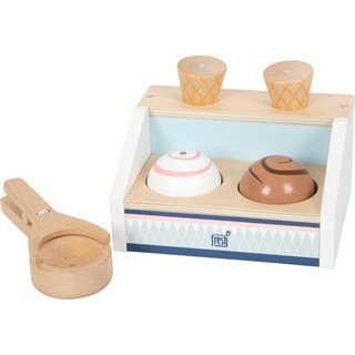 Small Foot Company Small foot Eistheke kompakt fresh, Holz, Zubehör für Kinderküche und Kaufladen, Spielset