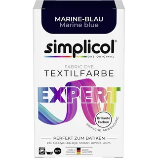 simplicol Textilfarbe expert Marine-Blau 150g