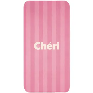OnlyWow Badematte Gestreift - Rosa - Chéri Badteppich 60x120 cm , Pink , Textil , Füllung: Polyurethan (Pur) , Rechteckig , 60x120 cm , Heimtextilien, Badtextilien, Badematten