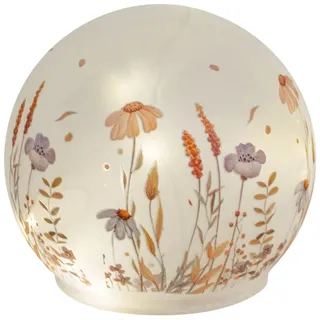 Formano LED Deko Kugel Wiesenblumen Mehrfarbig