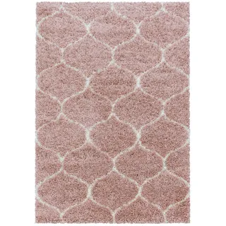 Ayyildiz Teppiche Hochflor-Teppich Salsa 3201 ROSE, 240 cm