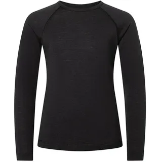 super.natural Tundra175 Langarm-t-shirt - Jet Black - 116 cm