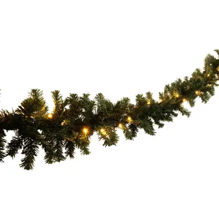 Tannengirlande , Grün , Kunststoff , länglich , 2025 cm , Dekoration, Blumen & Blumentöpfe, Kunstpflanzen