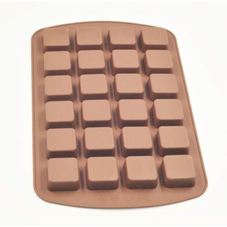 Selecto Bake Silikon-Brownie-Dose, Brownie-Tablett mit 24 Gittern, antihaftbeschichtetes Silikon-Backblech, Silikon-Brownie-Tablett zum Backen von Brownies und Schokolade