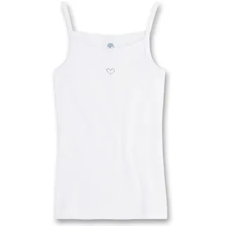 Sanetta Mädchen Unterhemd 330629, Gr. 128, Weiß (10)