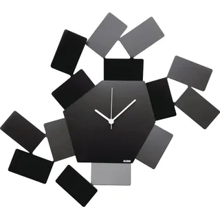 ALESSI - Wanduhr La Stanza dello Scirocco MT19 B, schwarz - Schwarz