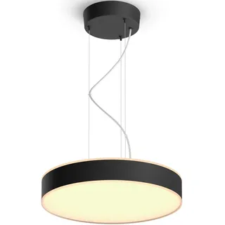 Philips Hue Pendelleuchte White Ambiance Enrave schwarz Ø 42,5 cm