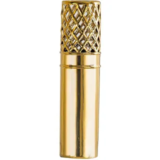 NewSangXia Moderne Deko Goldene Bodenvase Groß – 49,8 cm Hohe Vase mit Handgeschnitztem Durchbruchdesign, Große Vasen für Boden & Schlafzimmer Deko, Deko Gold (Einzelvase)
