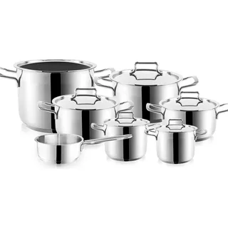 ORION Anett Kochgeschirr-Set 12-teilig Edelstahl 113117 - Silber