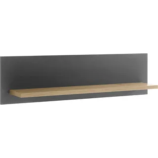 GALLERY M branded by Musterring Wandregal 130 x 20 x 27 cm Grau