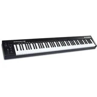 M-Audio Keystation 88 MK3 – MIDI Keyboard Controller mit 88 halbgewichteten Tasten für die Kontrolle über virtuelle Synthesizer und DAW-Parameter
