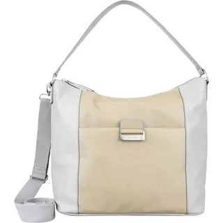 GERRY WEBER Shopper Schultertasche Talking Mix Hobo Grey hellgrau - Hellgrau