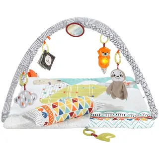 Fisher-Price Mattel Fisher-Price Tierfreunde Kontrast-Spieldecke (HBP41)