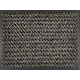 andiamo Fußmatte Venus - Schmutzfangmatte für den Hauseingang - flexibel einsetzbar als Türmatte innen, Fußabtreter im überdachten Außenbereich oder als Schuhmatte Braun 80 x 120 cm