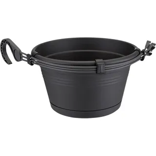 elho Green Basics Ø 28 x 18 cm Schwarz