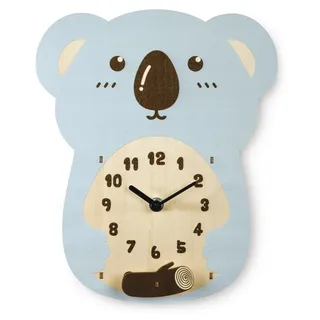 Hama Koala, Wand, Mechanische Pendeluhr, andere, Blau, Braun, Holz, Holz, Kinder - Blau, Bronze