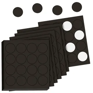 OFFCUP Vielseitige Flache Magnete, 176 Pcs Mini Magnete, Stark Magnetplatte, Magnet Flach, Kreisförmiger Durchmesser 19mm