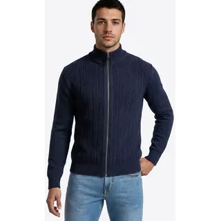 Pierre Cardin Strickjacke in gerippter Qualität