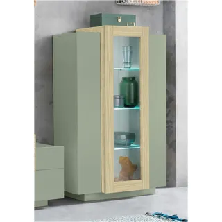 Home Affaire Vitrine Coro 80 x 38 x 120,5 cm Grün
