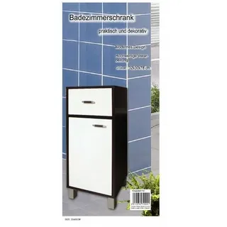 Badezimmerschrank zweifarbig Badschrank Unterschrank Wandschrank Bad neu